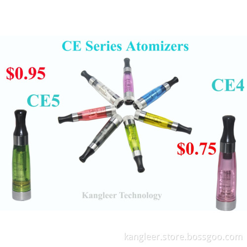Lowest Price of Colorful CE4 Clear Atomizer Fit for EGO and 510 Battery